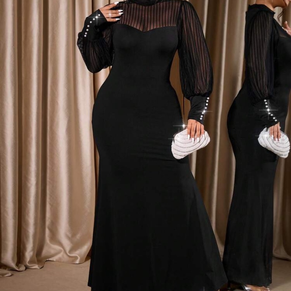Elegant Black Evening Gown